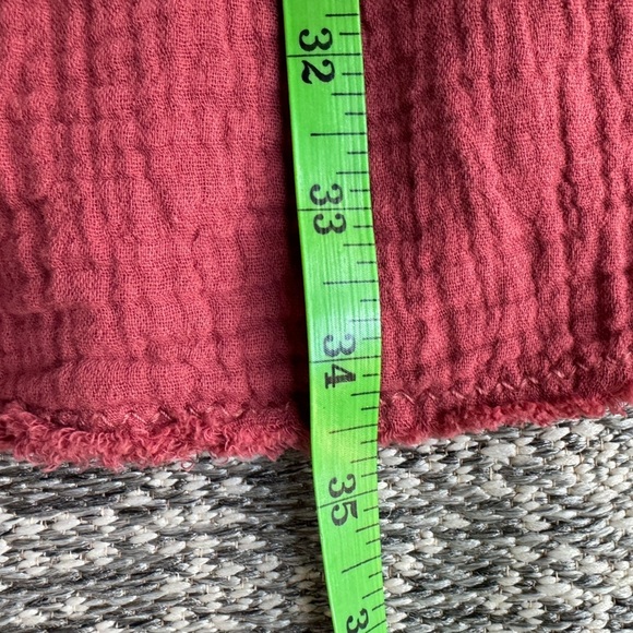 Flawless Brand 100% Cotton Long Sleeve Shirt Dress Dusty Rose Pink - Picture 11 of 13